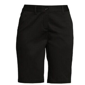 Wonder Nation Juniors Girl School Uniform Stretch Twill Bermuda Shorts